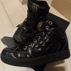 PARK AVENUE ハイカットスニーカー 黒のサムネイル