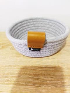 mocかご　Ｓサイズ　ライトグレーのサムネイル