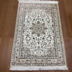 最高級 手織りペルシャ絨毯 カシャーン100％シルク工房サイン入Abshar工房 最高級 手織りペルシャ絨毯 カシャーン100％シルク工房サイン入Abshar