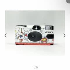 ハローキティ YASHICA フィルムカメラ ポーチ キーホルダー セットのサムネイル