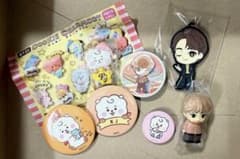 BT21 RJ 缶バッジ ラバーチャーム フィギュア セットのサムネイル