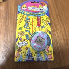 美品 たまごっち 初代 ブルー 青×ピンク バンダイ 1997 11 数字柄