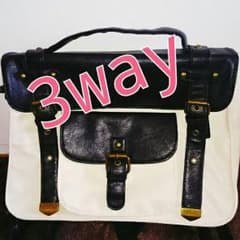 最終値下げ1500円→1100円！3wayリュック・バッグ♡未使用・新品✨✨のサムネイル