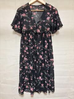 INGNI 花柄 シフォン 半袖 ロングカーディガンのサムネイル