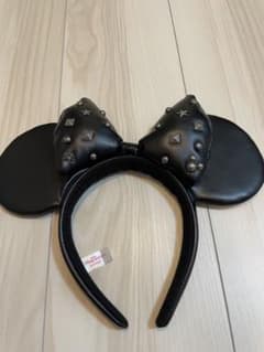 ディズニー　ミニー　レザー　スタッズ　カチューシャのサムネイル