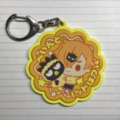 日常組×サンリオキャラクターズ　ラバーキーホルダー　ぺいんと×バッドばつ丸のサムネイル