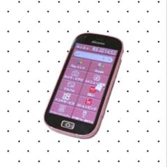 らくらくスマートフォン　ピンク　　SIMフリー　防水対応のサムネイル