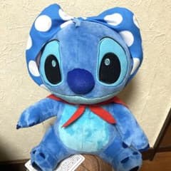 【新品タグ付き】ディズニーステッチコック&ヒーロースタイルBIGぬいぐるみ