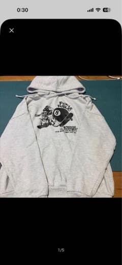 WEGO グレー パーカー スケートボードのサムネイル