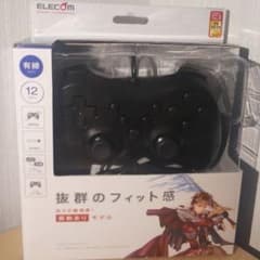 エレコム ELECOM ゲームコントローラー JC-U3712FBK ブラックのサムネイル