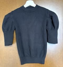 Darich パフスリーブ　半袖ニット セーター　フリーサイズ