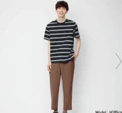 GU イージーアンクルパンツ　ブラウンのサムネイル