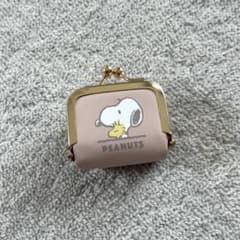 가마구치 파우치 미니 파우치 스누피 PEANUTS 동전 지갑 동전 케이스