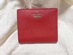kate spade NEW YORK 二つ折り財布 レッドのサムネイル
