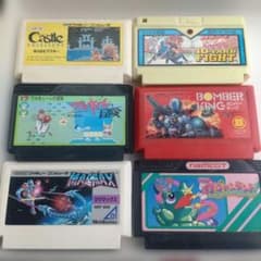 ファミコンソフト 6本セット まとめ売りのサムネイル