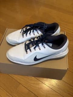 Nike LunarLon ゴルフシューズ ホワイト/ネイビーのサムネイル