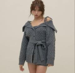 Andmary pam cable knit set upのサムネイル