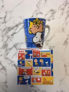 【新品•未使用】ケンタッキー スヌーピー トールマグ マグカップ 青色のサムネイル