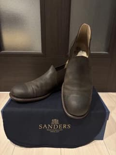 SANDERS ダークブラウン チェルシーブーツのサムネイル