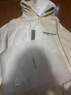ESSENTIALS フード付きパーカー グレーのサムネイル