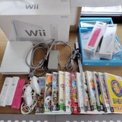 任天堂 Wii 本体 ソフト 12本付 すぐ遊べるセット 動作確認済み