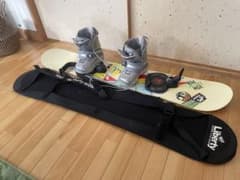処分　ジュニア　レディース　スノーボード　キスマーク ステップインブーツ　セットのサムネイル