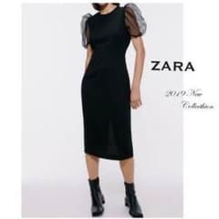 ZARA★オーガンザスリーブワンピースのサムネイル