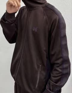 needles トラックジャケット　xsサイズ ブラックブラウン needles トラックジャケットXSサイズ needles トラックジャケット xs