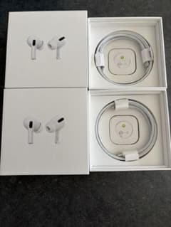 AirPods Pro 箱 2個セット Lightningつき - メルカリ