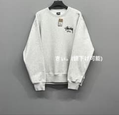 Stussy グレー クルーネック トレーナー - メルカリ