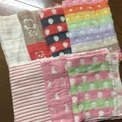 6重ガーゼ生地❁小さめはぎれのサムネイル