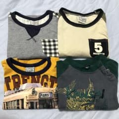 値下げしました　長袖Tシャツ 4枚セット　男の子のサムネイル