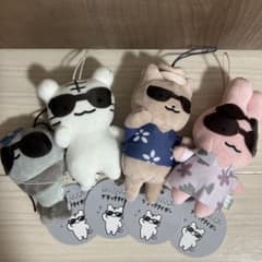 ホワイトタイガーとブラックタイガー ハッピーサマータイム マスコット