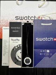 新品 ロイヤルポップ 白黒 Audemars Piguet x Swatch - メルカリ