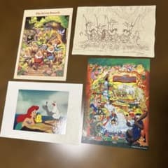 ディズニー ポストカード 4枚セットのサムネイル