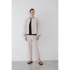 adore アドーア　ドライタッチジョーゼットベーシックテーパードパンツ 36