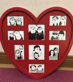 ハート形 写真立てのサムネイル