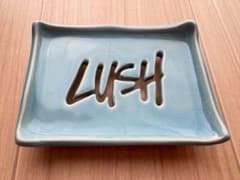 LUSH ソープディッシュ ブルー 新品未使用のサムネイル
