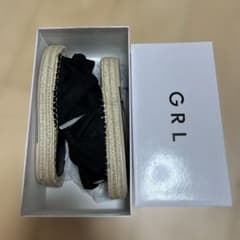 GRL リボン　サンダル ブラック 22.5cmのサムネイル