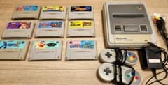 スーパーファミコン 本体 おまけソフト8本セット【動作確認済み】のサムネイル