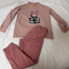 Uniqlo SPY x FAMILY Pajama Set (Top and Bottom), Pink, Size 150