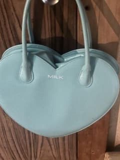 MILK 水色 ハート型ハンドバッグのサムネイル