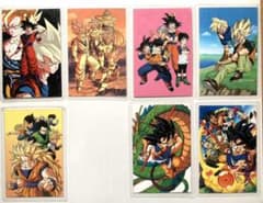 ドラゴンボール　ラミネートカード7枚セットのサムネイル