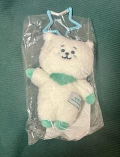 Brand New BT21 5th Anniversary Rainbow Color Mascot Green RJ