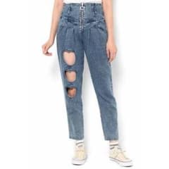 ハートくり抜き ZIPパンツのサムネイル