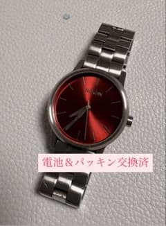 Nixon 腕時計　レディース　【電池交換済】 ダークレッド