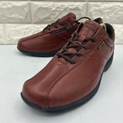 極美品】アサヒメディカルウォーク レザースニーカー サイドジップ 25