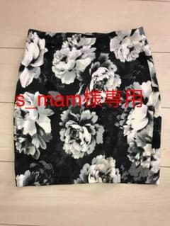 花柄 タイトミニスカートのサムネイル