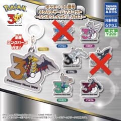 ポケモン 30周年 メタルチャーム　5種セットのサムネイル