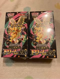新品・匿名配送】MEGAドリームex 2BOX シュリンク付き ポケモンカード